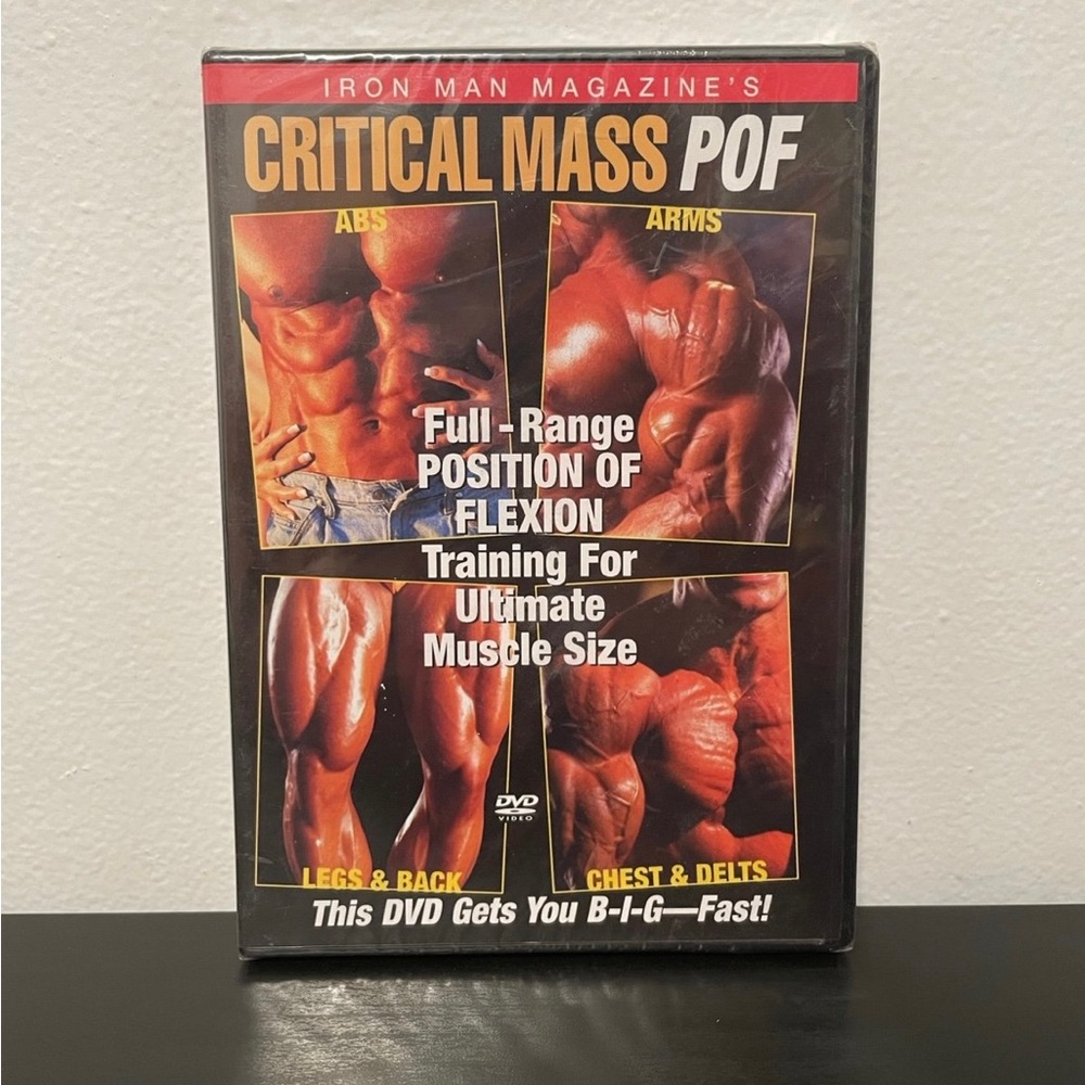 Iron Man Magazine Critical Mass POF DVD NEW SEALED Bodybuilding Muscle RARE 2006